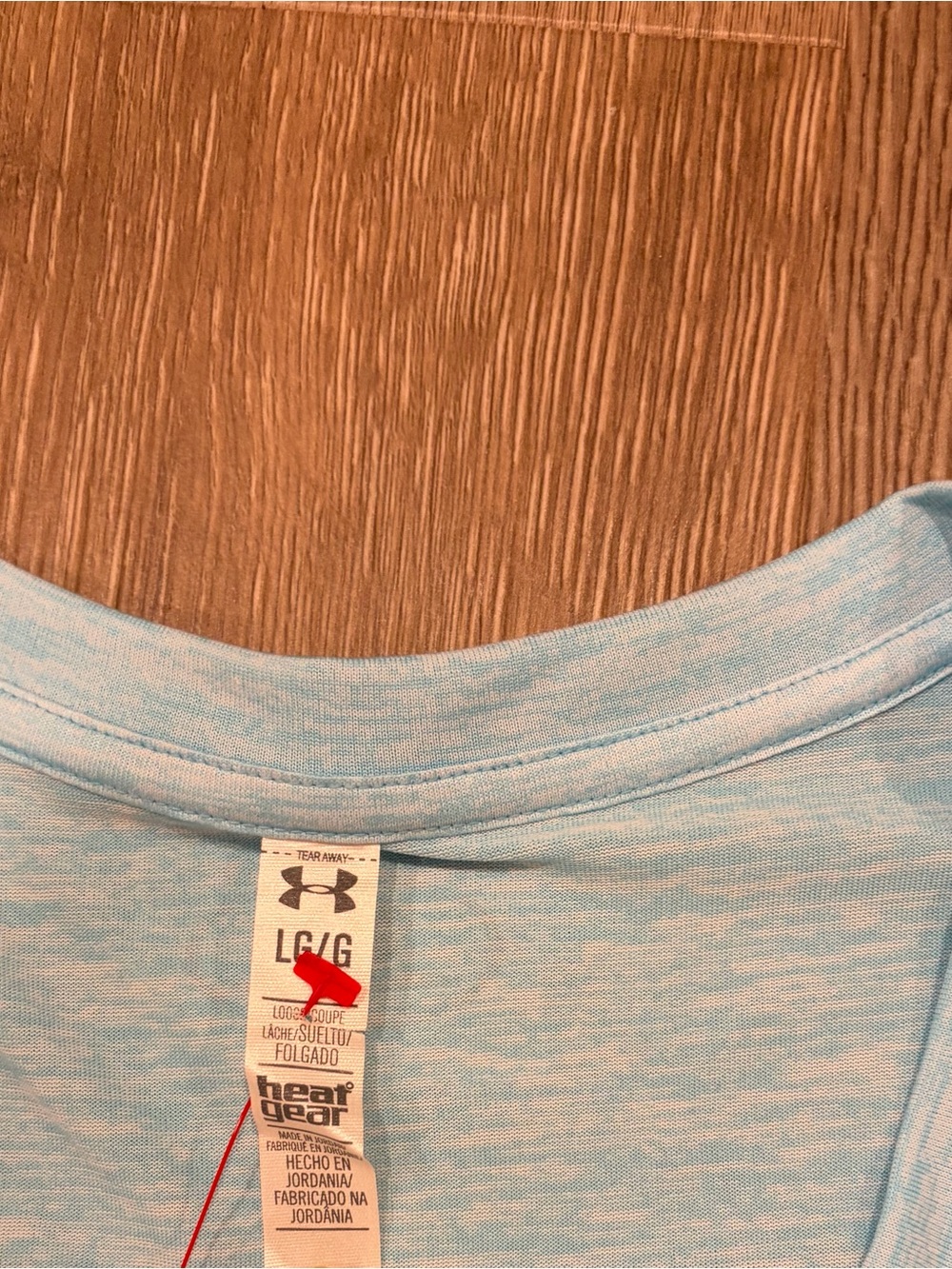 Under Armour Light Blue Women's Short Sleeve Logo Tee - Picture 2 of 2